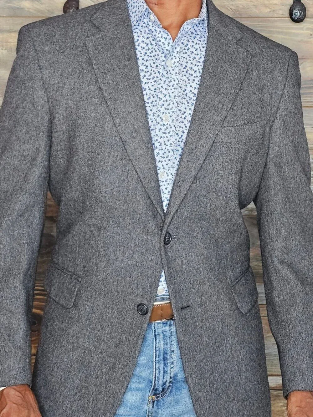 Jos. A. Bank Camelhair Gray Jacket Blazer 42R